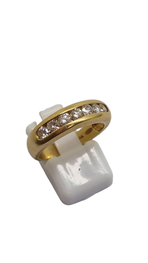 Bague Demi Tour en or jaune 18K Taille-54