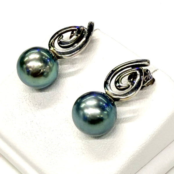 Boucles d'oreilles en Or Blanc 18k - 3.68g