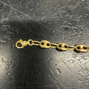 Bracelet Gourmette Or 18 K - 7.88 G