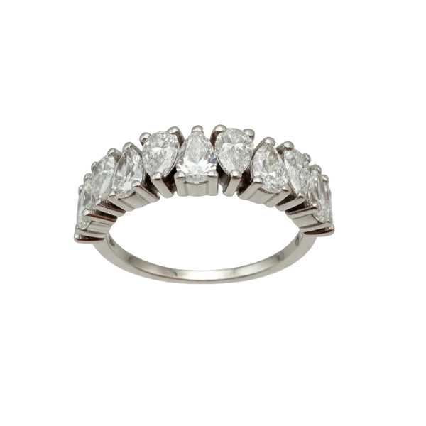 Bague en Or Blanc 18 K - Taille 53
