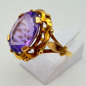 Bague en Or Jaune 18K Taille 58 - 5.75 Grs