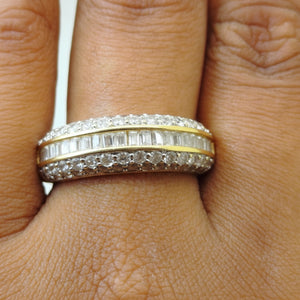 Bague en Or Jaune 18 K - 5.94 G