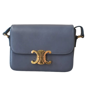 Sac à main Celine Triomphe Teen en Cuir de Veau
