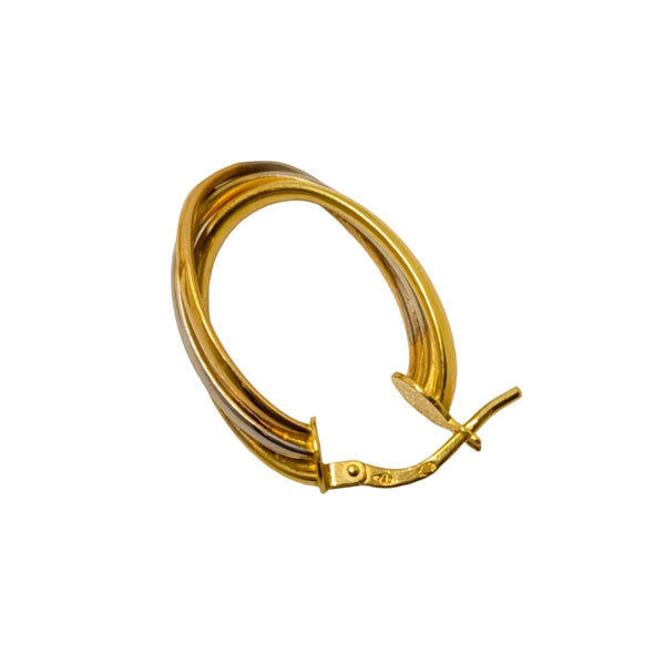 Créoles en Or 18k avec Cliquets