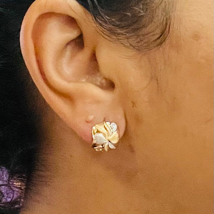 Boucles d'oreilles en Or jaune 18K -  2.60g