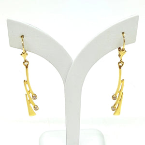 Boucles d'oreilles Dormeuses Or Jaune 18k