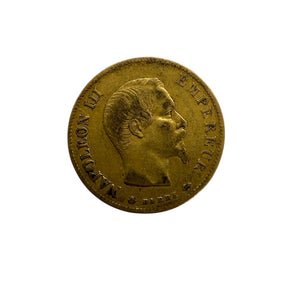 10 Francs Napoléon III en Or Jaune 1859 - 3.17G