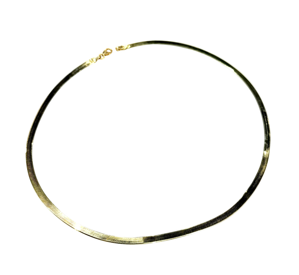 Collier Ras du Cou en Or Jaune 18k - 7.22 G