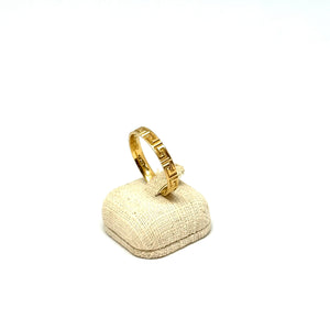 Bague Alliance en Or Jaune 18K