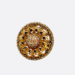 Bagues en or jaune 18K - Taille 54  8.97 Grs
