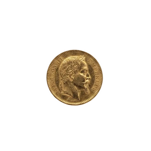Napoléon III 20 Francs en Or jaune 22K- 6.43G