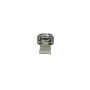 Bague en Or Blanc 18 Carats avec Diamants - T 59