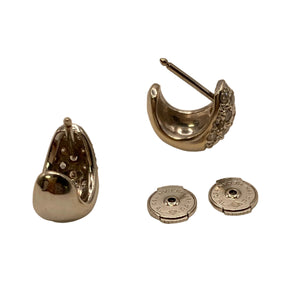 Boucles d'oreilles en or blanc 18k -  5 G