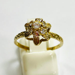 Bague Chou en Or Jaune 18K 6 - Taille 56 - 2.68G
