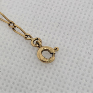 Collier  en Or Jaune 18 Carats, Maille Cheval Torsadée Longueur -45