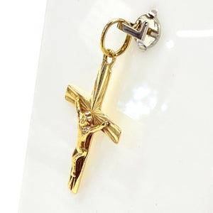 Pendentif Croix en Or Jaune 18K - 1.30g