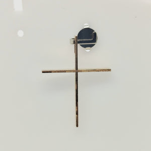Pendentif Croix en Or Jaune 18K 0.90 Grs
