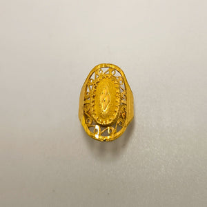 Anneau Ancien en Or Jaune 22 K - Taille 57 -  7.10 G