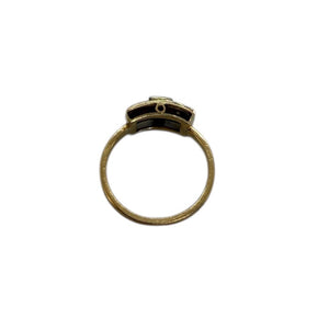 Bague en or jaune et diamants 18k -  2.43 G