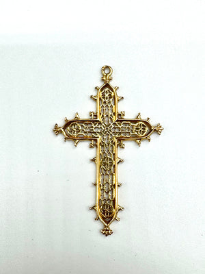 Pendentif Croix en Or Jaune 18K 4.75 Grs