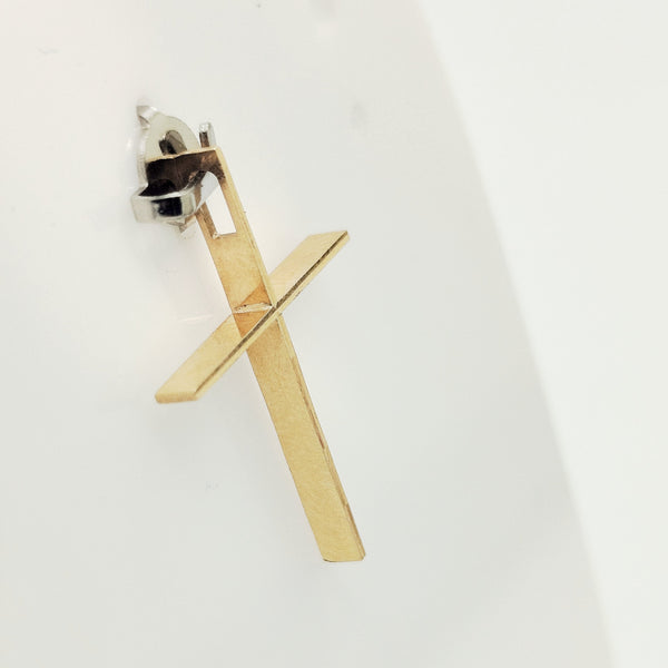 Pendentif Croix en Or Jaune 18K 0.90 Grs