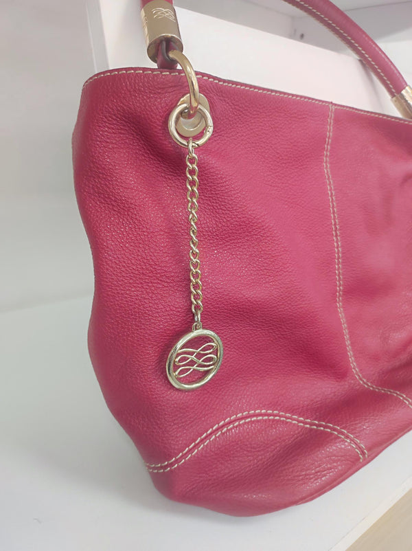 Sac à main Lancel French Air rouge en cuir