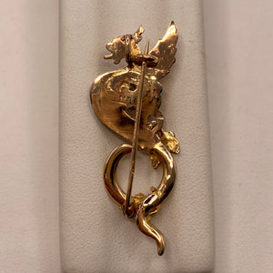 Broche Chimère en or 18 K -  5.77 G