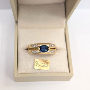 Jonc en or jaune 18K Taille-59