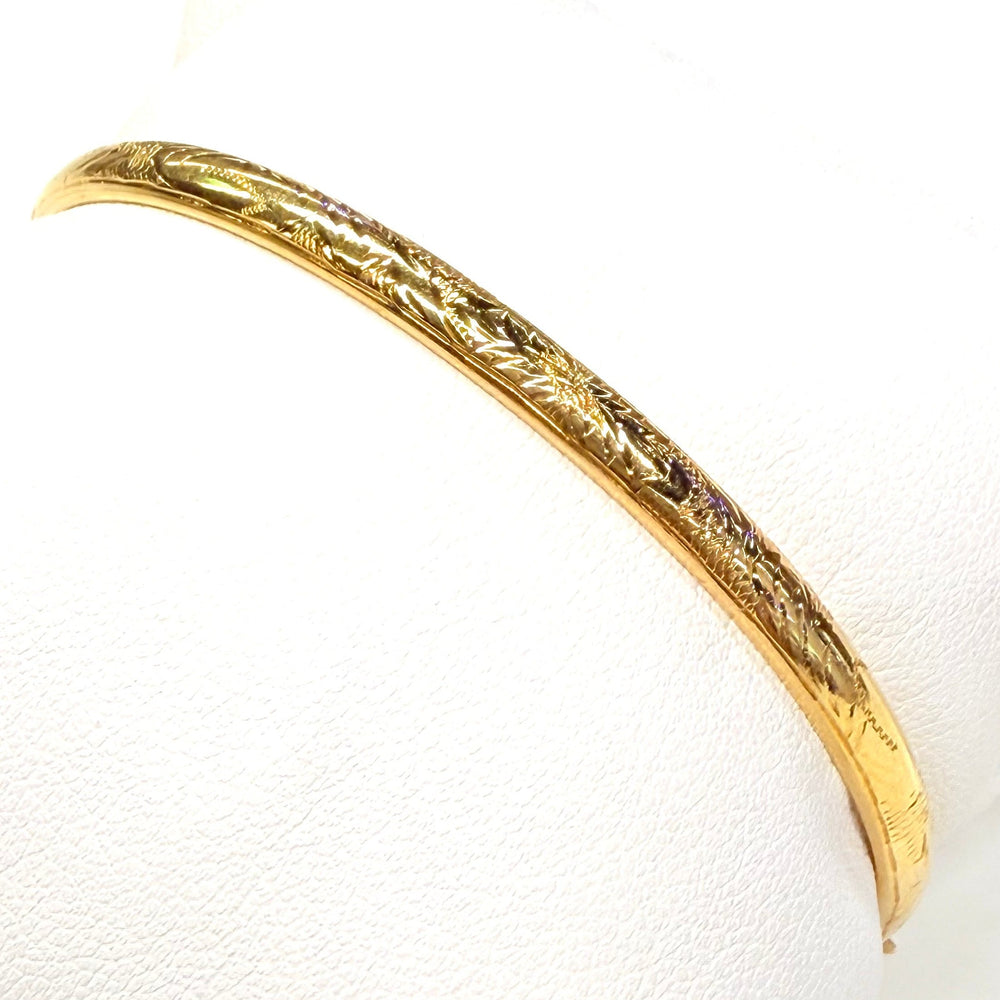 Bracelet Jonc Or Jaune 18k - 7.25 Grs