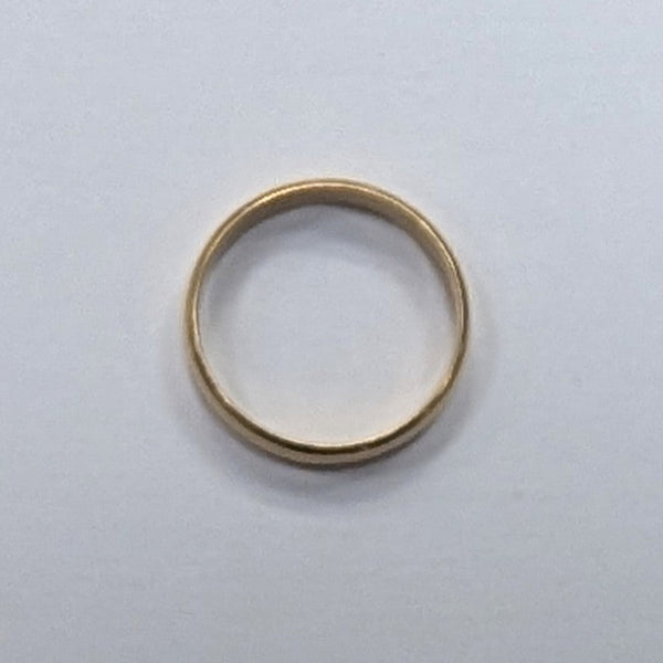 Alliance en or jaune 18K - taille 54 - 3G