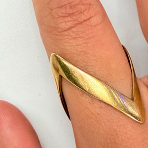 Bague africaine en Or Jaune 18k