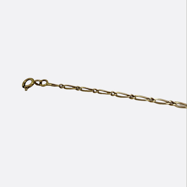 Bracelet Maillon Figaro en Or Jaune 18k -1.44 G