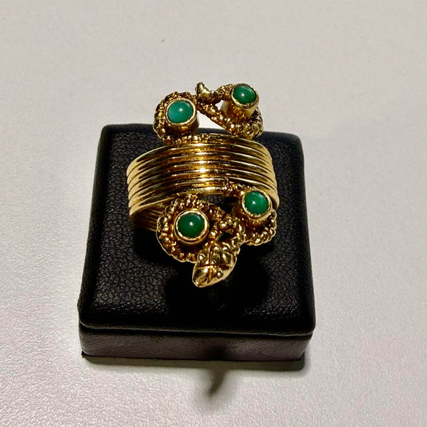 Bague en Or Jaune 18K - Taille 48 - 8.30 Grs