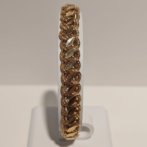 Bracelet Gourmette en Or Jaune 18 K - 18.12 G