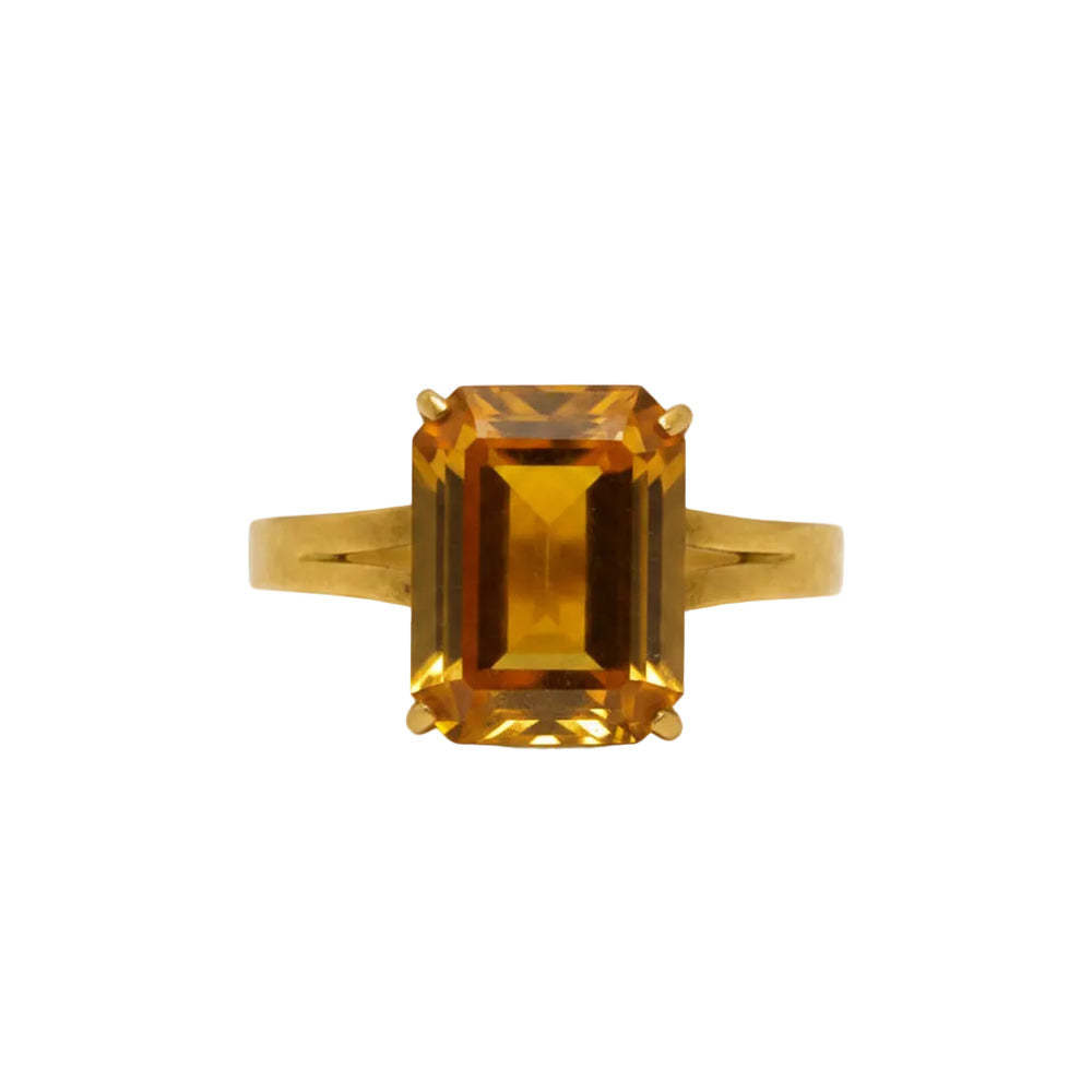 Bague en Or Jaune 18K - Taille 59 - 4.05G
