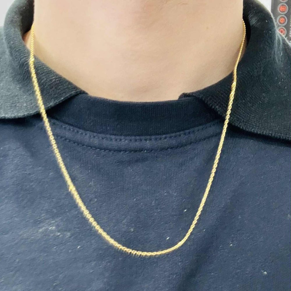 Collier Matinée en Or Jaune 14 Carats Poids - 2.98 Grs