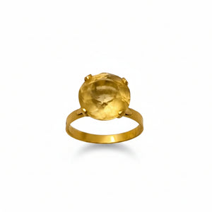 Bague en Or Jaune 18K - Taille 61 - 3.60G