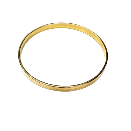 Bracelet Jonc en  Or Jaune 18k Tête d'Aigle - 25.62 Grs