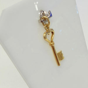 Pendentif Clef Or Jaune 18 K - 1.20 G