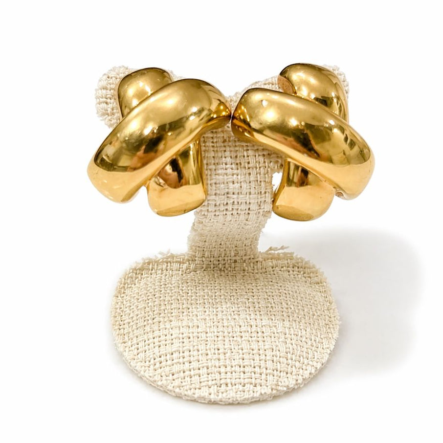 Boucles d'oreilles en or jaune 18K - 3.33 G