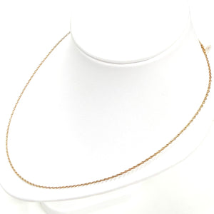 Collier longue chaîne en Or 18K - 3.02g