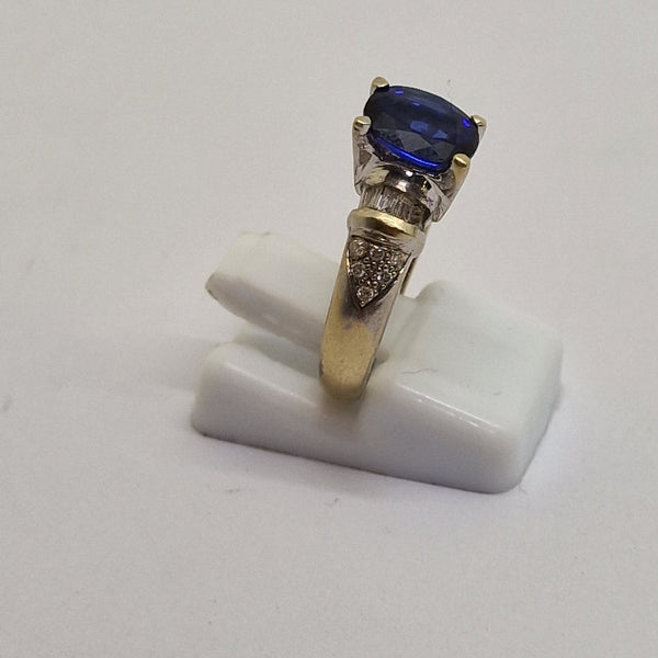 Bague Ancienne en Or Jaune 18k Taille-49