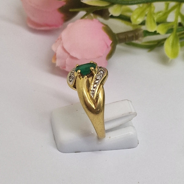 Bague en Or Jaune 18K Taille-57