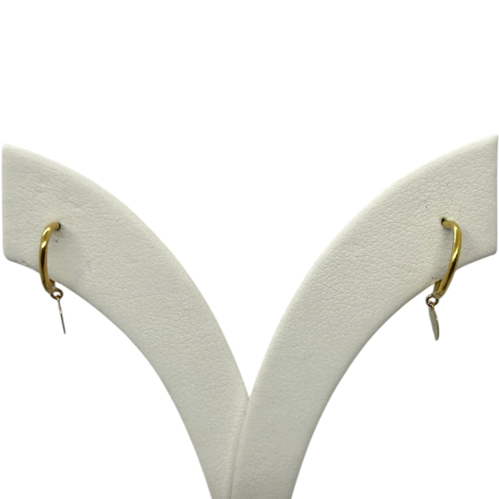 Boucles d'oreilles fantaisie en or jaune