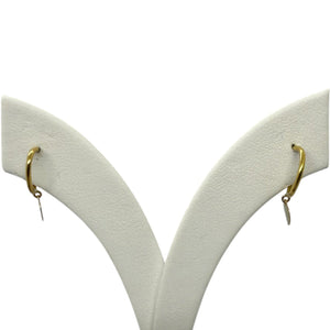 Boucles d'oreilles fantaisie en or jaune