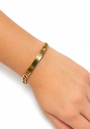 Bracelet Identité Or Jaune 18 K - 23.08 Grs