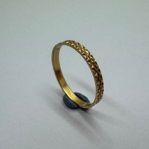 Alliance en Or Jaune 18K Taille-50