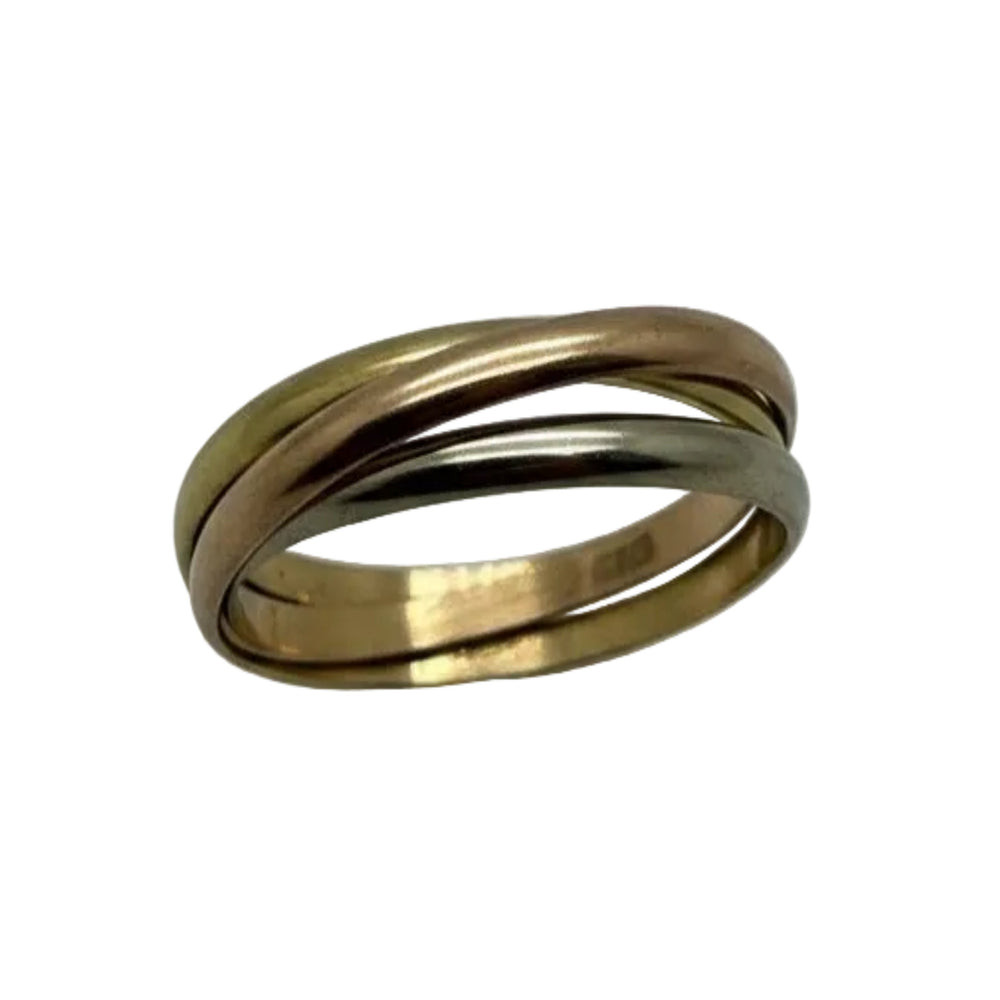 Bague Alliance en Or Jaune 18K - Taille 50 - 1.81 G