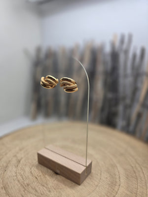 Boucles d'oreilles en Or Jaune 18K 5.12 Grs