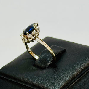 Bague Marguerite en Or Blanc et Oxyde de Zirconium